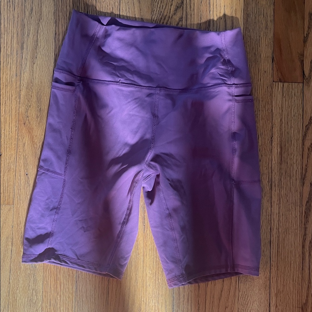 Vibrant Purple Biker Shorts